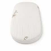 Saltea Ovala Fiber 75x45x4 cm in 2 straturi  pentru cos / patut , 2 fete diferite, husa Jacquard Deluxe - ASC6427968020521