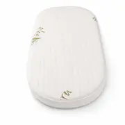 Saltea Ovala Fiber 74x38x4 cm in 2 straturi  pentru cos / patut , 2 fete diferite, husa Jacquard Deluxe - ASC6427968020552