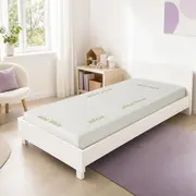 Saltea SafeNest Deluxe 190x80x15 cm in 3 straturi cu 2 fete pentru paturi - ASC6427968020651