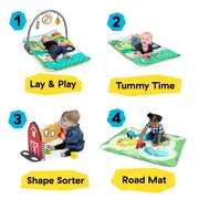 Baby einstein - centru de activitati farm explorers busy barnyard grow with me bbb17327