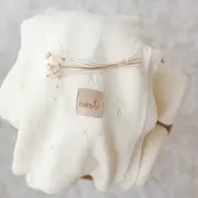 Paturica Premium Din Lana Merino Certificata Babyly ,   Ivory, 75a 100 Cm, Antialergica, Termoreglanta, Handmade Polonia   Nou-nascut+ Pjb97911