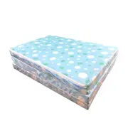 Saltea Pliabila Spuma Poliuretanica 120x60x5 cm - Light Blue with Dots MYK00089291