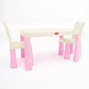 Set masa copii si scaune MyKids 04680/12 Light Pink MYK00089287