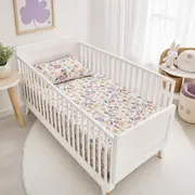 Lenjerie pat bebe 120x60 cm bumbac ranforce 3 piese Labubu - ASC6427968020750