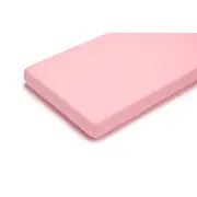 Cearsaf Din Bumbac Jersey Cu Elastic Pe Contur 120x60x15 Cm, Roz Pjbpjb_22