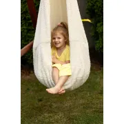 Leagan Tip Cocon Pentru Copii Meowbaby   Boucle White  ,   Locul Preferat Pentru Joaca Si Relaxare Pjbmbohkk93