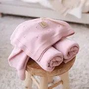 Paturica Premium Din Lana Merino Certificata Babyly ,   Roz Pudrat, 75a 100 Cm, Antialergica, Termoreglanta, Handmade Polonia   Nou-nascut+ Pjb97027
