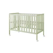 Patut Din Lemn Bambi Menta 120a 60 Cm Laterala Culisanta    Roti Cu Blocare    Protectie Silicon Pentru Dentitie    En 716-1 Pjbbambi120_m