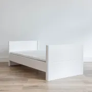 Patut Din Lemn Masiv, Transformabil Pentru Bebe Si Junior, Smooth 140 X 70 Cm Pjbsmooth_140