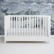 Patut Din Lemn Masiv, Transformabil Pentru Bebe Si Junior, Smooth 140 X 70 Cm Pjbsmooth_140