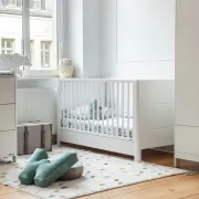 Patut Din Lemn Masiv, Transformabil Pentru Bebe Si Junior, Smooth 140 X 70 Cm Pjbsmooth_140