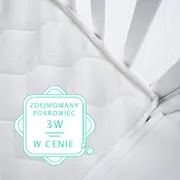 Saltea Pentru Copii, Fata Dubla, Spuma Pur Si Latex, Proprietati Antifungice, Husa Delicata 3 Staturi, Echipata Cu Margine Anti-alunecare, 140x70x9 Cm, Premium Pjbmattress_premium140