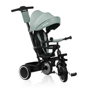 Tricicleta copii, Lionelo, Berry, 2 in 1, Multifunctionala, Suport picioare, Control al directiei, Scaun reversibil, Rotire 360 grade, Functie de roata libera, Utilizare pana la 5 ani, Constructie din otel, Conform cu standardul EN71, Verde BYNLO-BERRY_GR