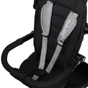 Tricicleta copii, Lionelo, Berry, 2 in 1, Multifunctionala, Suport picioare, Control al directiei, Scaun reversibil, Rotire 360 grade, Functie de roata libera, Utilizare pana la 5 ani, Constructie din otel, Conform cu standardul EN71, Gri BYNLO-BERRY_GREY