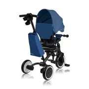 Tricicleta copii, Lionelo, Tris Plus, Ultrapliabila, Multifunctionala, Pana la 25 kg, Inclinare spatar in fata si in spate, Suport picioare, Control al directiei, Scaun reversibil, Rotire 360 grade, Conform cu EN71, 9 luni-5 ani, Albastru BYNLO-TRIS_PLUS_