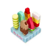 Set de inghetata pe bat cu suport lelin l40228