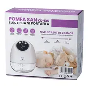 Pompa de san electrica si portabila kidscare, hands free, sub sutien, cu 10 niveluri de aspiratie si 10 niveluri de masaj