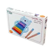 Xilofon muzical ursulet cu lamele metalice adam toys n4024