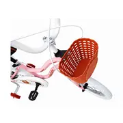 Bicicleta pentru copii bonny&nbsp;light&nbsp;pembe belderia roti 16 inch, roti ajutatoare, cu portbagaj si cosulet