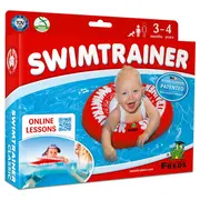 Colac de inot pentru bebelusi si copii swimtrainer classic, rosu, 3 luni - 4 ani, freds swim academy