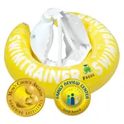 Colac de inot pentru copii swimtrainer classic galben, 4 - 8 ani, freds swim academy