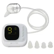 Aspirator nazal electric kidscare, 9 trepte absorbtie, 4 varfuri, melodii pentru copii, lumina de veghe, acumulator inclus