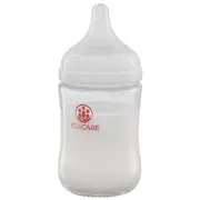 Biberon din sticla borosilicat 160 ml kidscare cu tetina din silicon