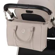Carucior 2 in 1, Lionelo, Layla, Pana la 22 kg, Cadru aluminiu, Cu landou intarit si salteluta din spuma AirDots, Reversibil, Cu ventilatie 3D, Cu accesorii, EN1888-1, EN1888-2, EN1466, Bej BYNLO-LAYLA_2IN1_BEIGE_SAND
