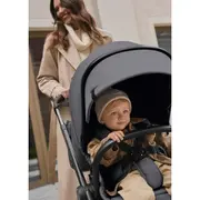 Carucior 2 in 1, Lionelo, Layla, Pana la 22 kg, Cadru aluminiu, Cu landou intarit si salteluta din spuma AirDots, Reversibil, Cu ventilatie 3D, Cu accesorii, EN1888-1, EN1888-2, EN1466, Bej BYNLO-LAYLA_2IN1_BEIGE_SAND