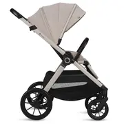 Carucior 2 in 1, Lionelo, Layla, Pana la 22 kg, Cadru aluminiu, Cu landou intarit si salteluta din spuma AirDots, Reversibil, Cu ventilatie 3D, Cu accesorii, EN1888-1, EN1888-2, EN1466, Bej BYNLO-LAYLA_2IN1_BEIGE_SAND
