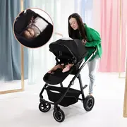 Carucior 3 in 1, Lionelo, Bianka, Transformabil, Cadru aluminiu, Cu landou si salteluta moale, Cu scoica auto, Cu multiple accesorii, Sustine 22 kg, 0 luni+, EN1466:2014+AC:2015, EN1888, Bej Taupe BYNLO-BIANKA_3IN1_BEIGE_TAUPE