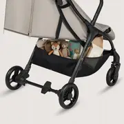 Carucior sport, Lionelo, Agia, 7.3 kg, Ultracompact, Pliere rapida cu o mana, Suport pentru biberon inclus, Sezutul lat si confortabil, 6-48 luni, Sustine 22 kg, Bej BYNLO-AGIA_BEIGE_SAND