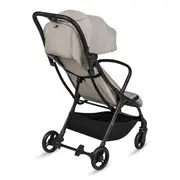 Carucior sport, Lionelo, Agia, 7.3 kg, Ultracompact, Pliere rapida cu o mana, Suport pentru biberon inclus, Sezutul lat si confortabil, 6-48 luni, Sustine 22 kg, Bej BYNLO-AGIA_BEIGE_SAND