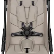 Carucior sport, Lionelo, Agia, 7.3 kg, Ultracompact, Pliere rapida cu o mana, Suport pentru biberon inclus, Sezutul lat si confortabil, 6-48 luni, Sustine 22 kg, Bej BYNLO-AGIA_BEIGE_SAND