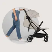 Carucior sport, Lionelo, Agia, 7.3 kg, Ultracompact, Pliere rapida cu o mana, Suport pentru biberon inclus, Sezutul lat si confortabil, 6-48 luni, Sustine 22 kg, Bej BYNLO-AGIA_BEIGE_SAND