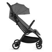 Carucior sport, Lionelo, Agia, 7.3 kg, Ultracompact, Pliere rapida cu o mana, Suport pentru biberon inclus, Sezutul lat si confortabil, 6-48 luni, Sustine 22 kg, Gri BYNLO-AGIA_GREY_STONE