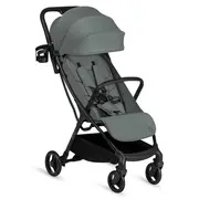 Carucior sport, Lionelo, Agia, 7.3 kg, Ultracompact, Pliere rapida cu o mana, Suport pentru biberon inclus, Sezutul lat si confortabil, 6-48 luni, Sustine 22 kg, Verde BYNLO-AGIA_GREEN_SAGE