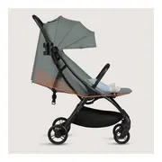 Carucior sport, Lionelo, Agia, 7.3 kg, Ultracompact, Pliere rapida cu o mana, Suport pentru biberon inclus, Sezutul lat si confortabil, 6-48 luni, Sustine 22 kg, Verde BYNLO-AGIA_GREEN_SAGE