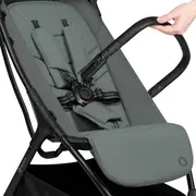 Carucior sport, Lionelo, Agia, 7.3 kg, Ultracompact, Pliere rapida cu o mana, Suport pentru biberon inclus, Sezutul lat si confortabil, 6-48 luni, Sustine 22 kg, Verde BYNLO-AGIA_GREEN_SAGE