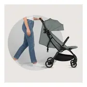 Carucior sport, Lionelo, Agia, 7.3 kg, Ultracompact, Pliere rapida cu o mana, Suport pentru biberon inclus, Sezutul lat si confortabil, 6-48 luni, Sustine 22 kg, Verde BYNLO-AGIA_GREEN_SAGE