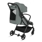 Carucior sport, Lionelo, Agia, 7.3 kg, Ultracompact, Pliere rapida cu o mana, Suport pentru biberon inclus, Sezutul lat si confortabil, 6-48 luni, Sustine 22 kg, Verde BYNLO-AGIA_GREEN_SAGE