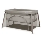 Patut multifunctional, Lionelo, Mila, 2 in 1, Saltea 4 cm cu spuma T25, 2 niveluri de inaltime, Pliere rapida, Intrare laterala, Geanta de transport inclusa, 0-36 luni, Pana la 15 kg, Bej Taupe BYNLO-MILA_BEIGE_TAUPE