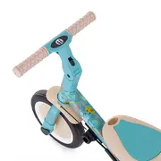 Tricicleta, Petite&Mars, Turbo, Editie limitata, 5 in 1, Multifunctionala, Vehicul de impins, Bicicleta cu/fara pedale, Cu maner de ghidaj, Detasabil, Roti din cauciuc, Pana la 25 kg, 1.5-5 ani, Dino Park BYN613383