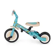 Tricicleta, Petite&Mars, Turbo, Editie limitata, 5 in 1, Multifunctionala, Vehicul de impins, Bicicleta cu/fara pedale, Cu maner de ghidaj, Detasabil, Roti din cauciuc, Pana la 25 kg, 1.5-5 ani, Dino Park BYN613383