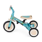 Tricicleta, Petite&Mars, Turbo, Editie limitata, 5 in 1, Multifunctionala, Vehicul de impins, Bicicleta cu/fara pedale, Cu maner de ghidaj, Detasabil, Roti din cauciuc, Pana la 25 kg, 1.5-5 ani, Dino Park BYN613383