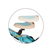 Tricicleta, Petite&Mars, Turbo, Editie limitata, 5 in 1, Multifunctionala, Vehicul de impins, Bicicleta cu/fara pedale, Cu maner de ghidaj, Detasabil, Roti din cauciuc, Pana la 25 kg, 1.5-5 ani, Dino Park BYN613383