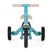 Tricicleta, Petite&Mars, Turbo, Editie limitata, 5 in 1, Multifunctionala, Vehicul de impins, Bicicleta cu/fara pedale, Cu maner de ghidaj, Detasabil, Roti din cauciuc, Pana la 25 kg, 1.5-5 ani, Dino Park BYN613383
