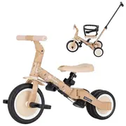 Tricicleta, Petite&Mars, Turbo, Editie limitata, 5 in 1, Multifunctionala, Vehicul de impins, Bicicleta cu/fara pedale, Cu maner de ghidaj, Detasabil, Roti din cauciuc, Pana la 25 kg, 1.5-5 ani, Llama Vibes BYN613365
