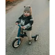 Tricicleta, Petite&Mars, Turbo, Editie limitata, 5 in 1, Multifunctionala, Vehicul de impins, Bicicleta cu/fara pedale, Cu maner de ghidaj, Detasabil, Roti din cauciuc, Pana la 25 kg, 1.5-5 ani, Llama Vibes BYN613365