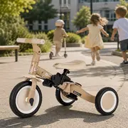 Tricicleta, Petite&Mars, Turbo, Editie limitata, 5 in 1, Multifunctionala, Vehicul de impins, Bicicleta cu/fara pedale, Cu maner de ghidaj, Detasabil, Roti din cauciuc, Pana la 25 kg, 1.5-5 ani, Llama Vibes BYN613365